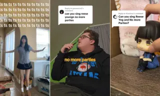 Carte meme Can You Sing Reese Youngn "No More Parties", rareté commune