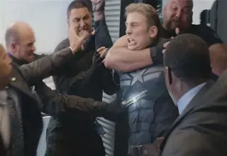 Carte meme Captain America Elevator Fight, rareté rare