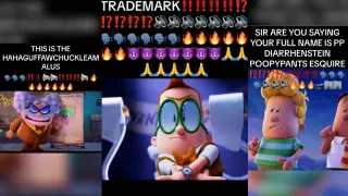 Carte meme Captain Underpants Movie Sped-Up Edits, rareté commune