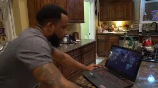 CashNasty Punches Laptop meme card, common rarity