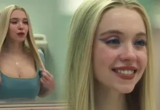 Cassie Crying In Bathroom Mirror meme card, common rarity