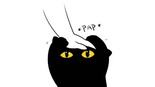 Carte meme Cat Pap, rareté commune