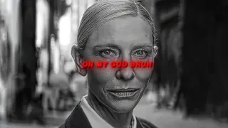 Cate Blanchett "Oh My God Bruh" (Squid Game) meme card, common rarity