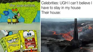 Celebrities Complaining About Quarantine meme card, common rarity