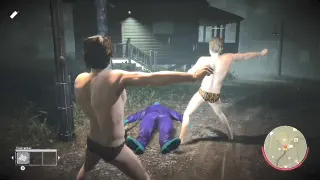 Chads Dancing To California Gurls In Friday the 13th: The Game meme card, rare rarity