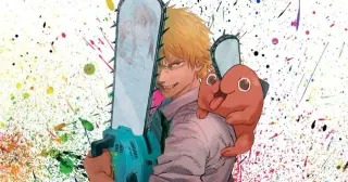 Chainsaw Man meme card, common rarity