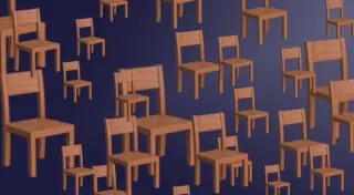 🪑 Chair Emoji on TikTok meme card, common rarity