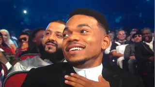 Chance The Rapper BET Awards Reaction meme card, common rarity