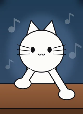 Bongo Cat meme card, epic rarity