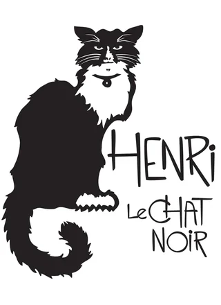 Henri, le Chat Noir — Full Art meme card, legendary rarity