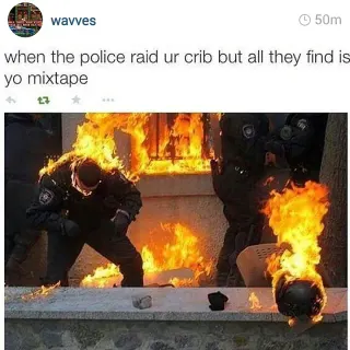 Carte meme Check Out My Mixtape, rareté rare