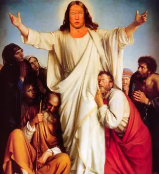 Cheeto Jesus meme card, common rarity