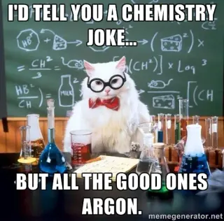 Chemistry Cat meme card, epic rarity