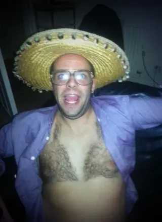 Chest Hair Bikini meme card, common rarity