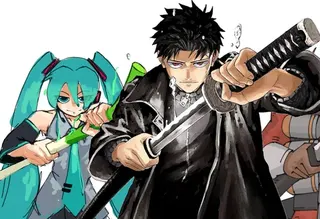 Carte meme Chihiro Unsheathing a Katana, rareté commune