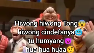 Carte meme Chinese Monkeys / Hiwong Hiwong Tong Hiwong / Tap4Fun Chinese "Age Of Apes" Song, rareté rare