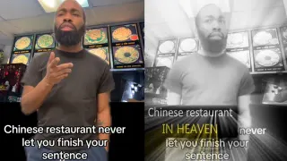Carte meme Chinese Restaurant Never Let You Finish Your Sentence, rareté commune