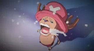 Chopper Crying meme card, rare rarity
