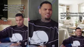 Chris Brown Saying 'Hell Nah' meme card, common rarity