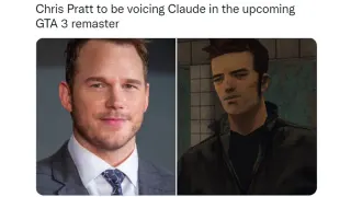 Chris Pratt Voices Everyone meme card, common rarity