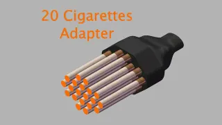 Cigarette Adapters meme card, common rarity