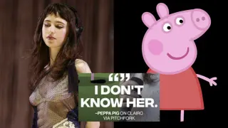 Clairo Peppa Pig Beef meme card, common rarity