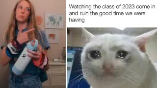 Class of 2023 meme card, common rarity