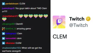 Carte meme Clem (Twitch Slang), rareté commune
