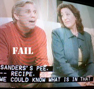 Closed Captioning FAILs meme card, common rarity