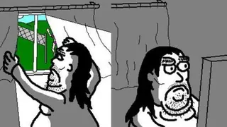 Closing the Curtains meme card, common rarity