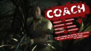 Coach (Left 4 Dead) meme card, common rarity