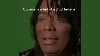 Cocaine Is A Hell Of A Drug meme card, rare rarity