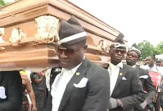 Coffin Dance / Dancing Pallbearers meme card, epic rarity