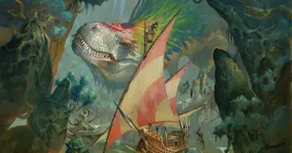 Colossal Dreadmaw meme card, common rarity