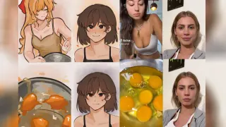 Cooking Reaction Duets meme card, common rarity