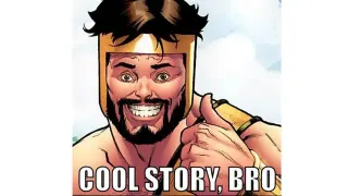 Cool Story, Bro meme card, mythic rarity