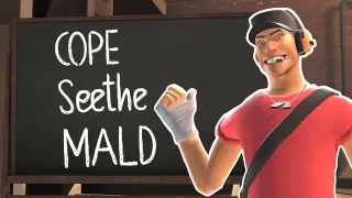 Cope, Seethe, Mald meme card, common rarity