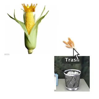 Carte meme Corn Is The Best Crop & Wheat Is Worst, rareté commune