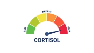 Cortisol Level / Cortisol Spike meme card, rare rarity