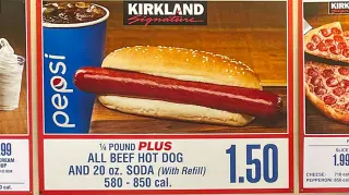 Costco Hot Dog meme card, common rarity