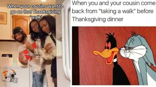 Cousin Walk / Walk With The Cousins meme card, common rarity