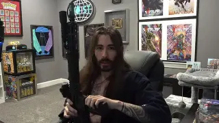 Cr1TiKaL with A Gun / Charlie Teaches Gun Anatomy meme card, common rarity