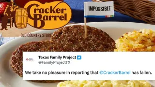 Carte meme Cracker Barrel Has Fallen, rareté commune