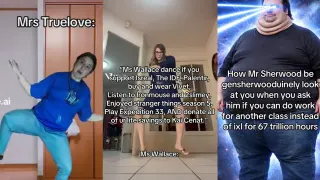 Crandall High School AI Teacher Edits meme card, common rarity