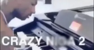 Crazy Niga 2 meme card, common rarity