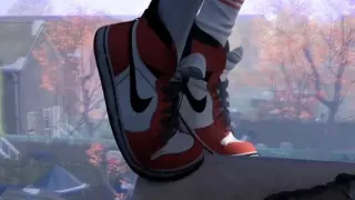Crease His Jordans / Creased Jordans meme card, common rarity