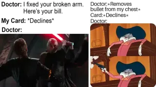 Credit Card Declines meme card, common rarity