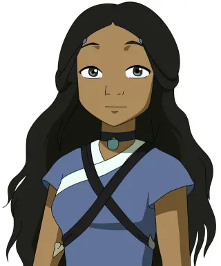 Creepy Katara meme card, epic rarity