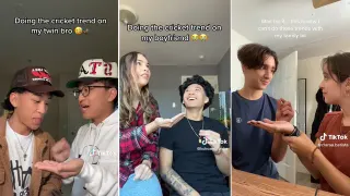 Cricket / Frog In My Hand TikTok Trend meme card, common rarity