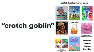 Crotch Goblin meme card, common rarity